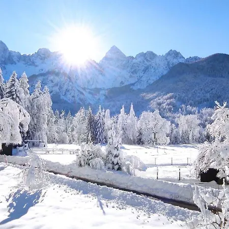 Idyllic Retreat Next To An Elven Forest Apartamento Gozd Martuljek